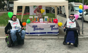 Banchetto di raccolta fondi per Telethon - Piazza Cavour Ancona